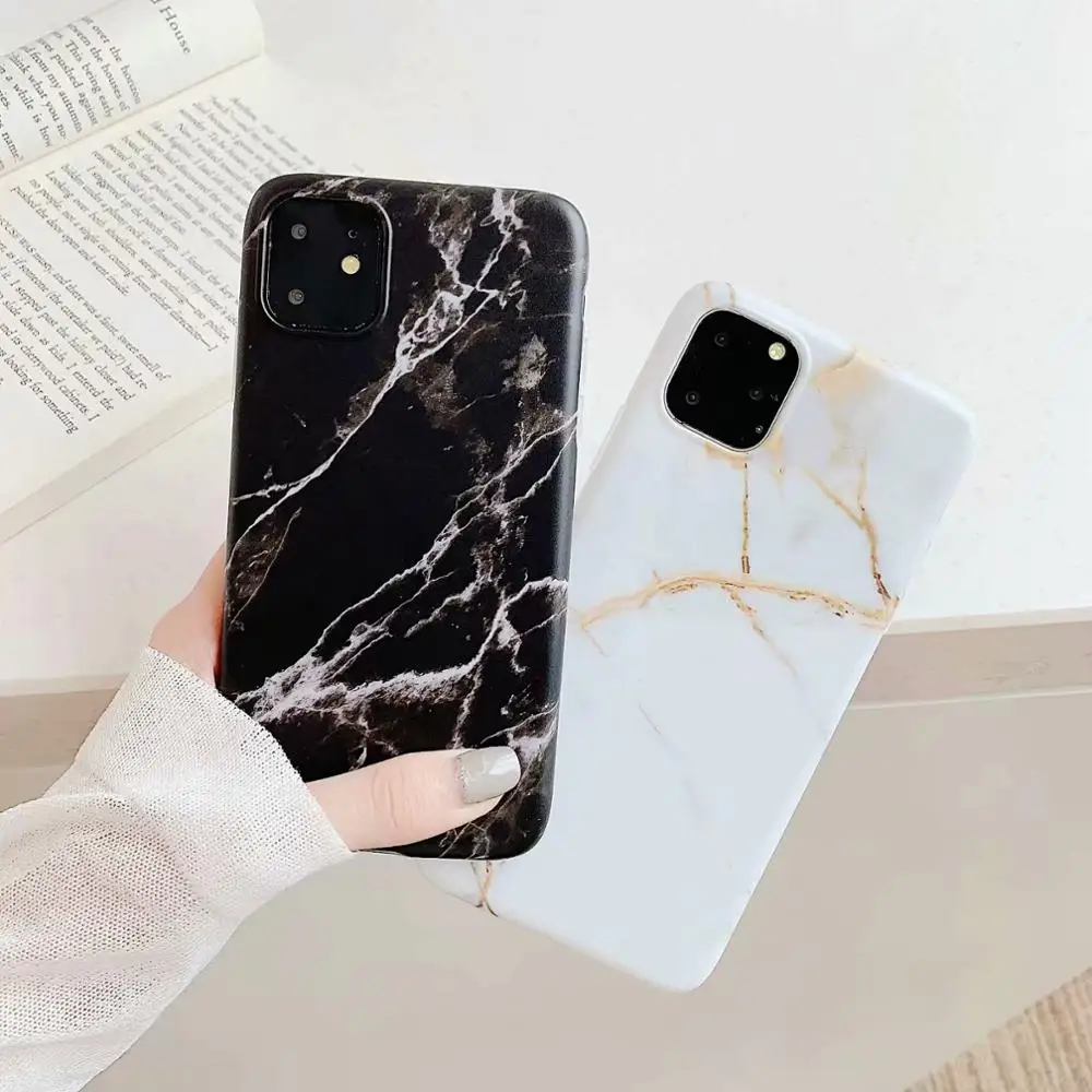 Силиконовый чехол ORYKSZ с мраморным узором для телефона iphone 11 Pro Max X XR XS 6 6S 7 8 Plus