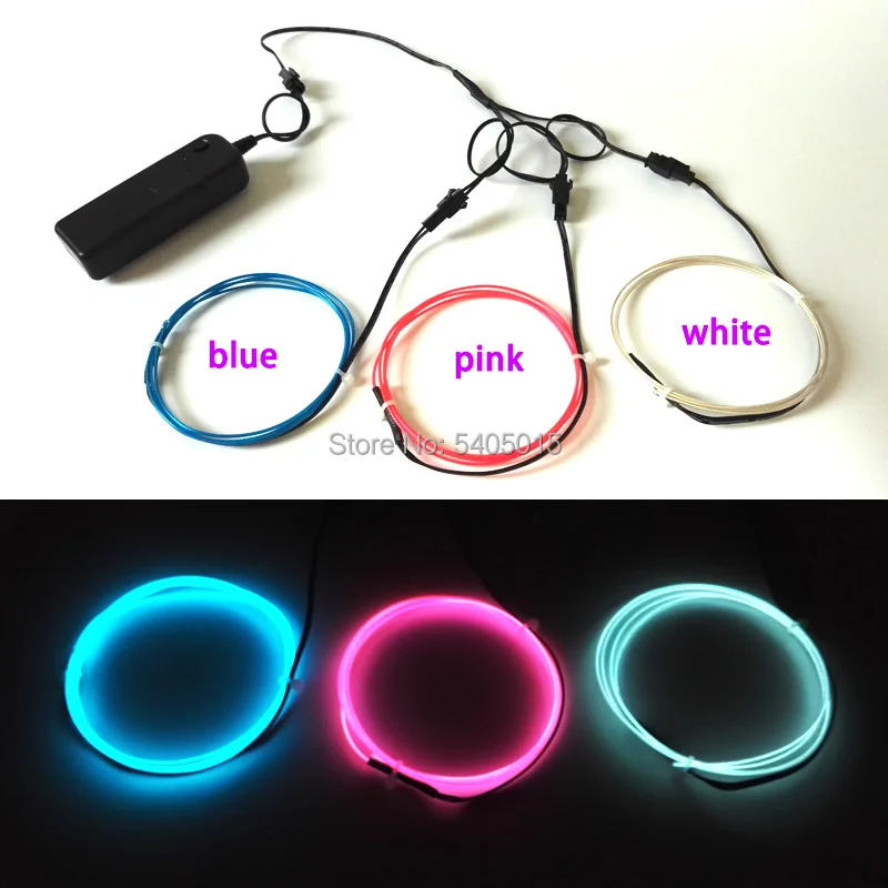 Много типов 3 шт. х 1 м мм многоцветный гибкий светодиодный неоновый светильник с