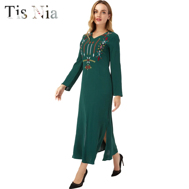 Abaya Dubai Hijab Muslim Dress Turkish African Maxi Dresses Islam Clothing Abayas For Women Kaftan Caftan Robe Musulman De Mode