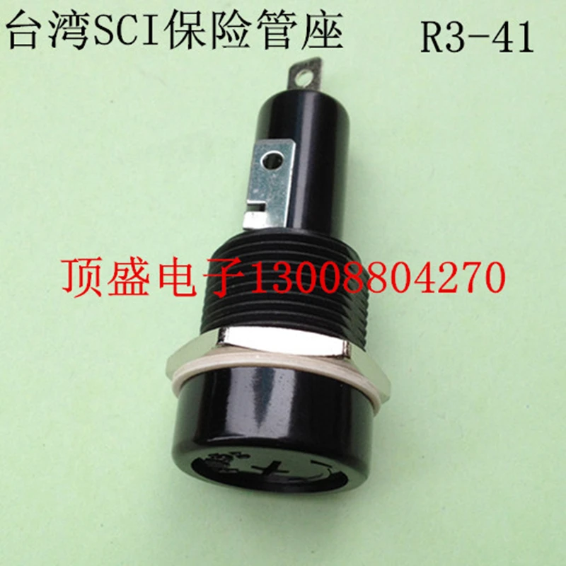 

3Pcs R3-41 10*38 fuse holder Taiwan imported SCI new high current 600V30A insurance socket
