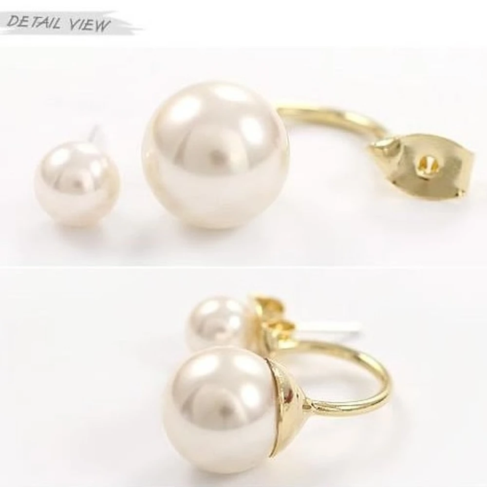 

Korean Piercing Earings Fashion Jewelry 2021 Trend New White Pearl Earrings for Women Minimalism Grunge Jewelry Wholesale