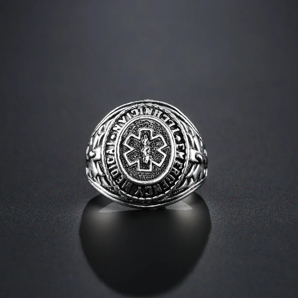 Винтажные кольца &quotЗвезда жизни&quot для мужчин специальный символ доктор