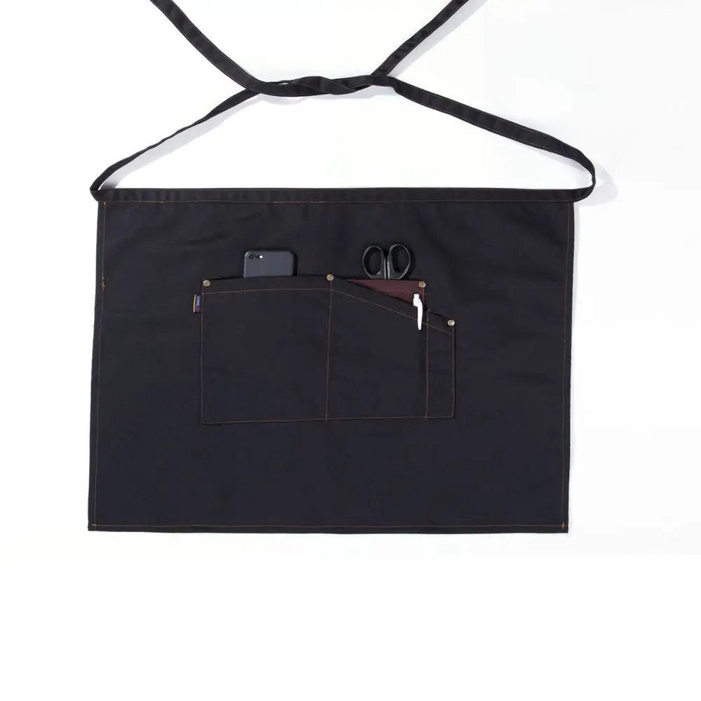 Кухонный Фартук для приготовления пищи фартук на половину талии с большим