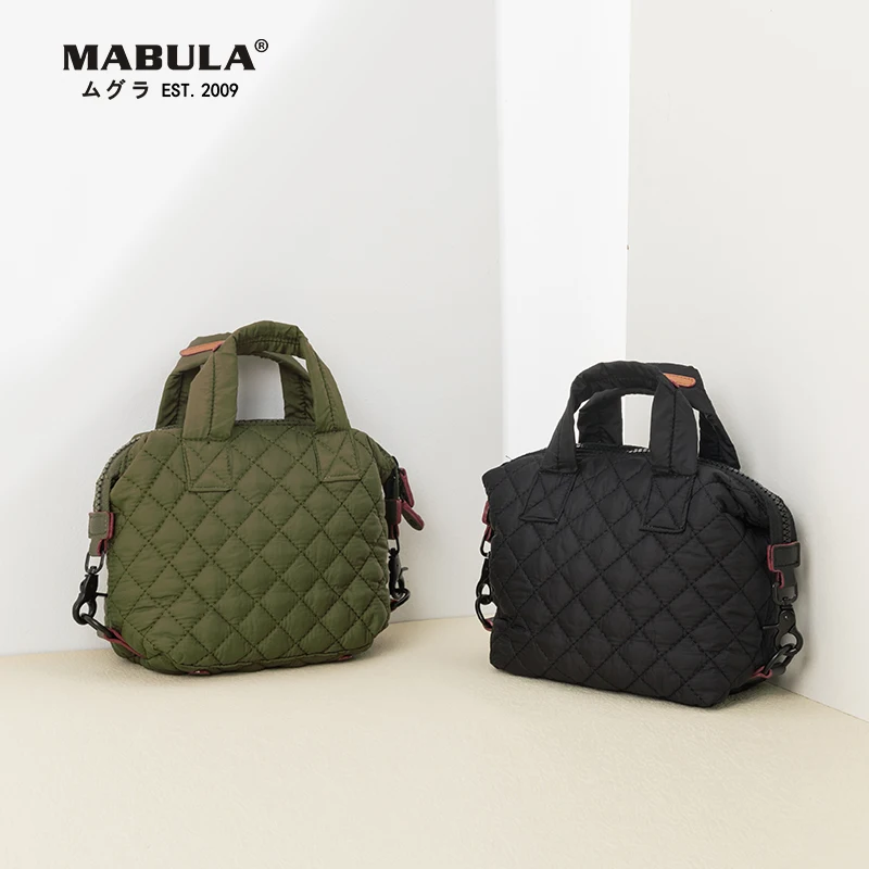 Женская зимняя Роскошная стеганая сумка-тоут MABULA с подушкой женская брендовая