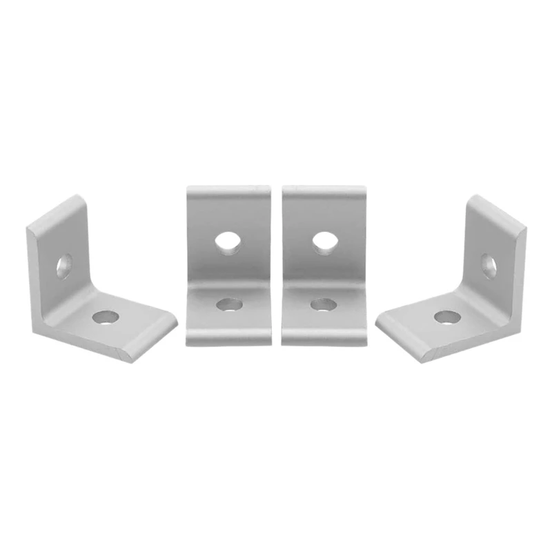 Угловой Кронштейн L соединительный угловой кронштейн для алюминиевого профиля 4