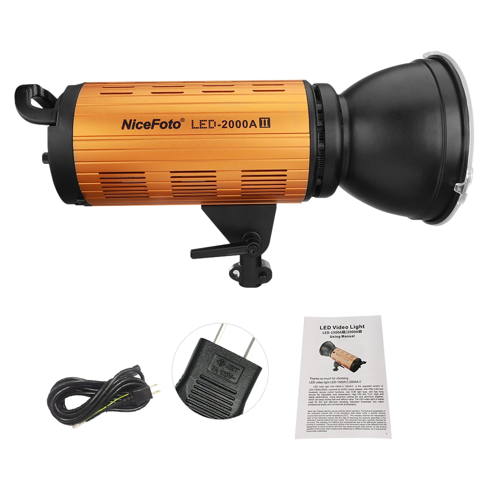 NiceFoto светодиодный 1500AII 2000AII 150W 200W Светодиодный светильник 3200 6500K Дневной для