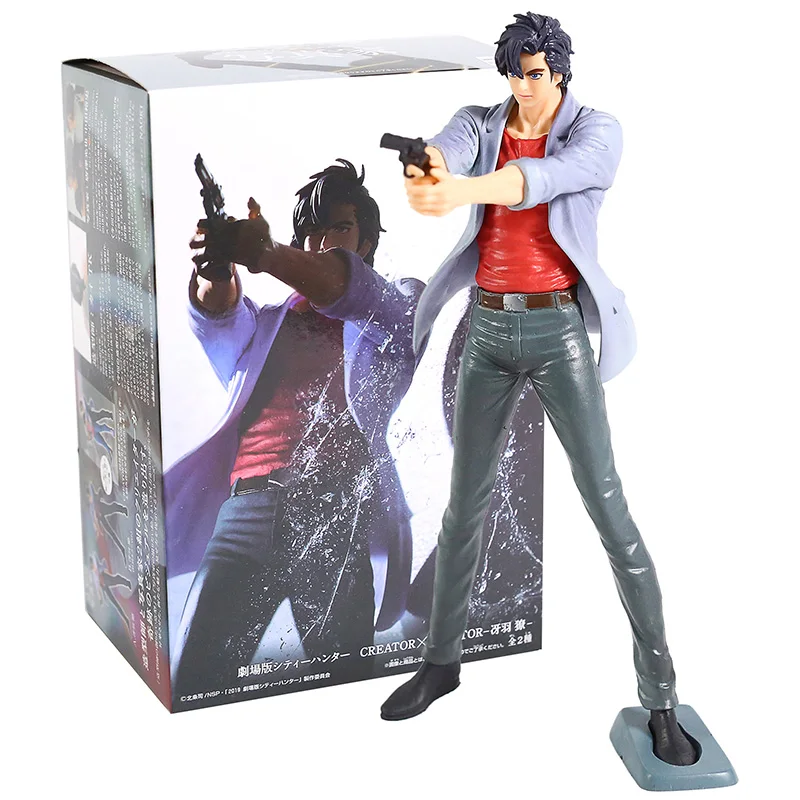 Saeba Ryo box Создатель X создатель Городской охотник Saeba Ryo/Makimura Kaori ПВХ фигурка Коллекционная модель игрушки - Цвет: Saeba Ryo box