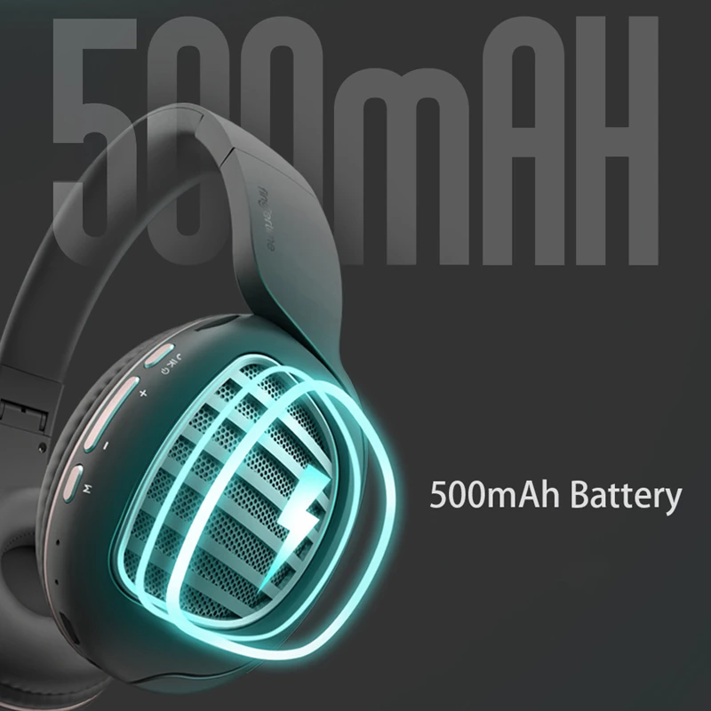 Беспроводные складные наушники с микрофоном поддержка TF FM AUX Bluetooth 5 0 |