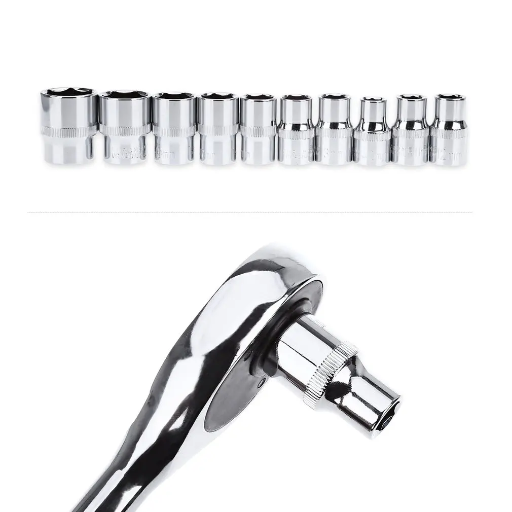13 шт. набор гаечных ключей с храповым механизмом 1/4 &quot3/8&quot 1/2 &quotнабор циклической