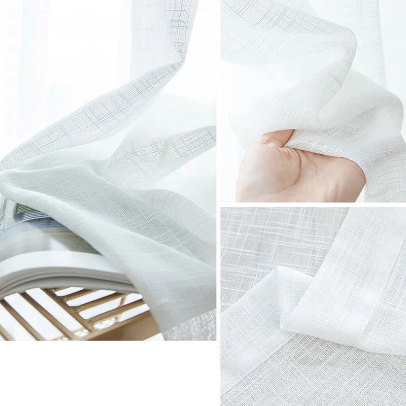 

Multi Size Polyester Window Screen Translucent Curtain White Fabric DIY Handmade Crafts Home Textile Decoration Supplies