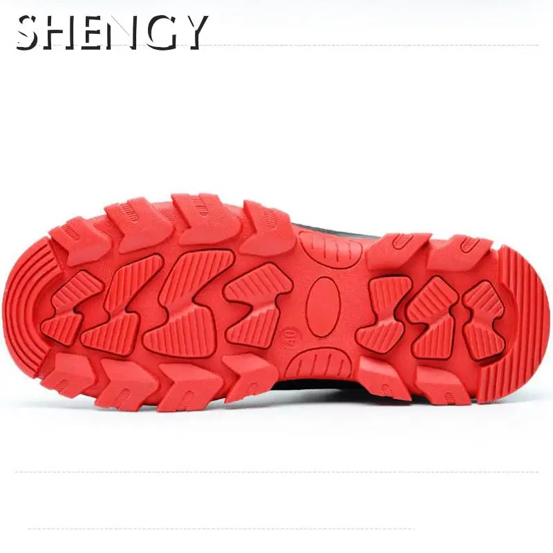 Новые кроссовки для мужчин неразрушаемая обувь стальной носок рабочая