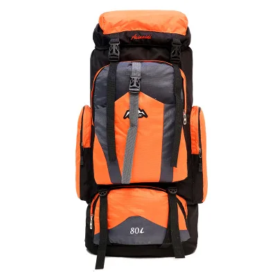 

80 liter big bag male large capacity camping rucksack backpack outdoor hiking bag light waterproof hiking backpack