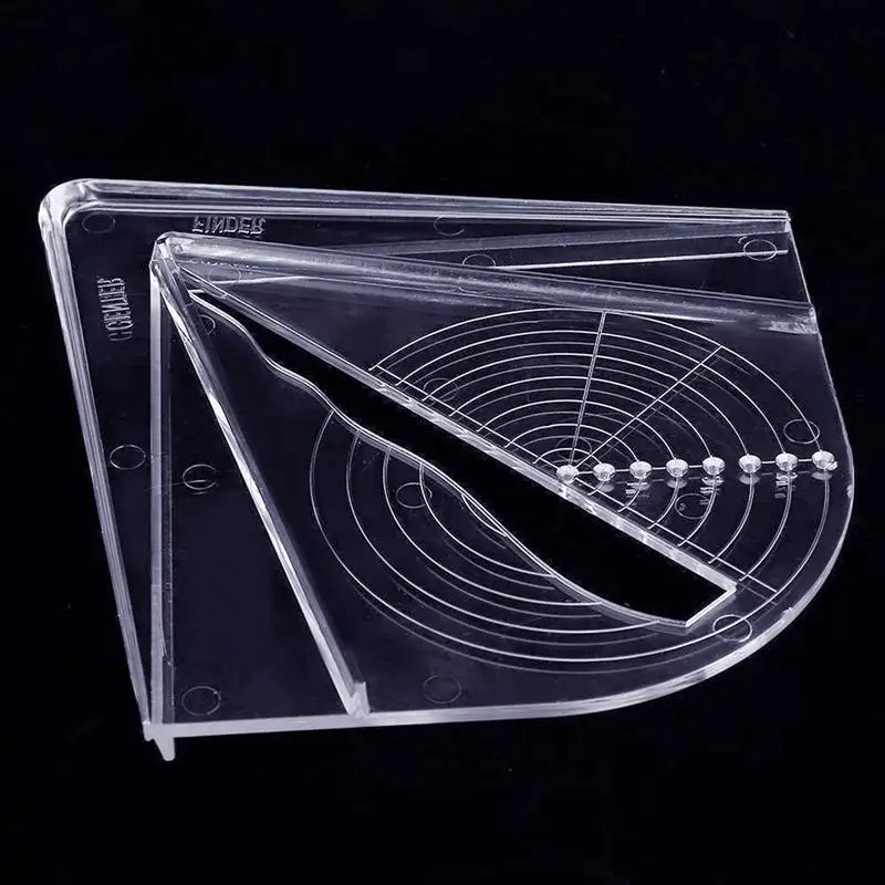 

Пластиковый центроискатель, локатор, практичный инструмент для расстановки для квадратного октагона, деревообрабатывающего чертежа, четк...