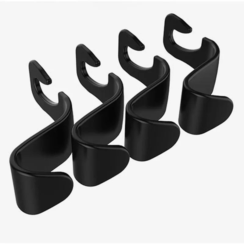 

4pcs Car Rear Seat Hook Back Seat Hidden Car Seat Hanger Multi-function Storage Ornaments Car Interior Accessories