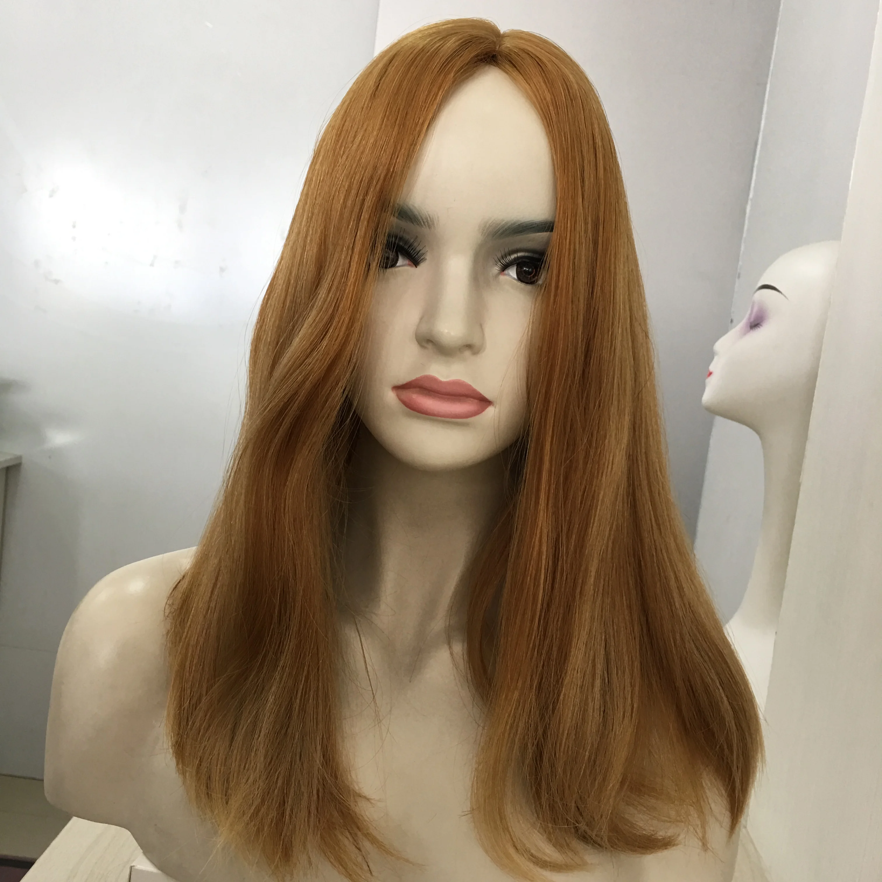 Stock,SALES PROMOTION Ship in 7 days jewish wig+ SKIN TOP free shipping best seller