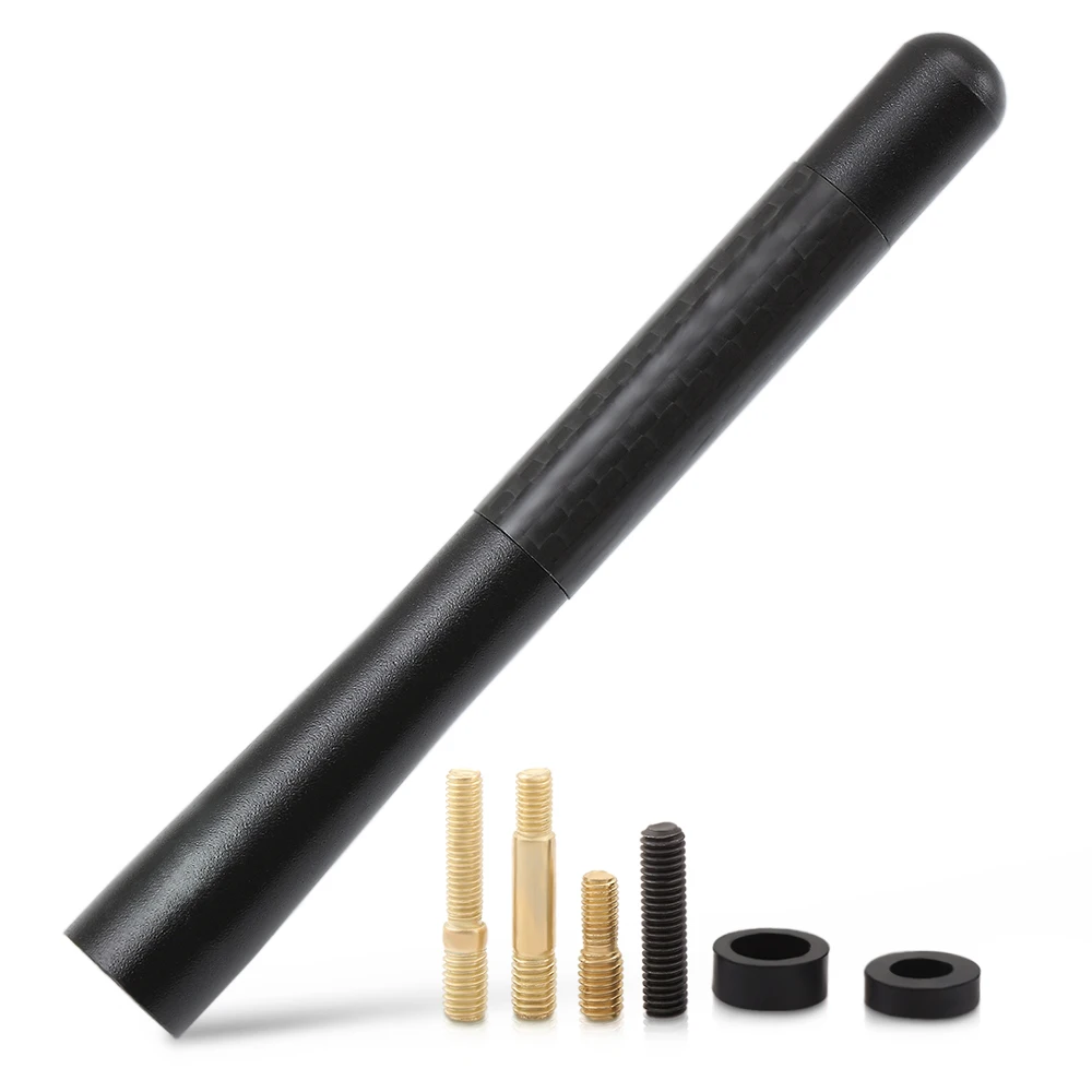 4.7 Inch Carbon Fiber RALLIART Radio Fm Car Aerial Antenna for Mitsubishi Colt Mirage Fto Magna Asx Outlander Lancer EX Pajero | Автомобили