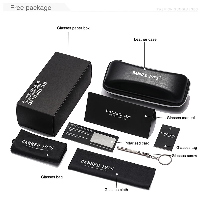 Женские поляризованные солнцезащитные очки HD в винтажном стиле подарочной