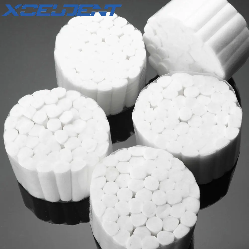 1000Pcs/bag Dental Disposable Cotton Rolls ClinicTreatment Absorbent Medical Supplies Teeth Care Tool Oral Health
