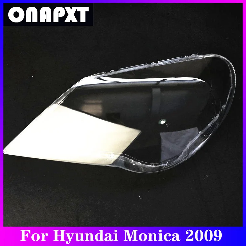 

For Hyundai Monica 2009 Headlamps Plastic Lampshade Headlight Cover Glass Lens Case Head Light Lamp Shell