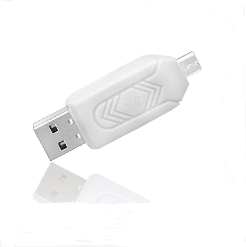 2 в 1 USB OTG кардридер Micro TF/SD телефонные удлинители головки адаптер флэш