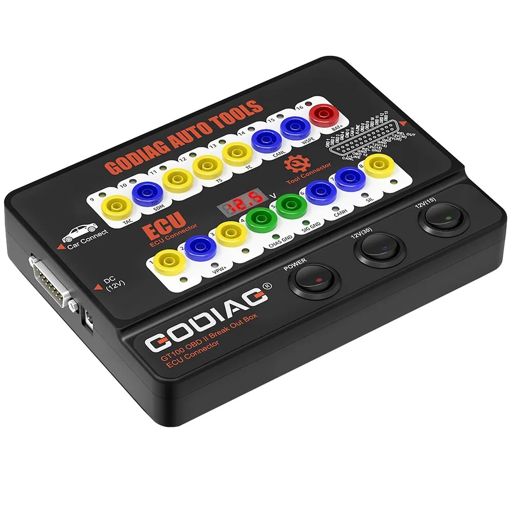 Разъем блока управления GODIAG GT100 OBD II испытательная платформа для