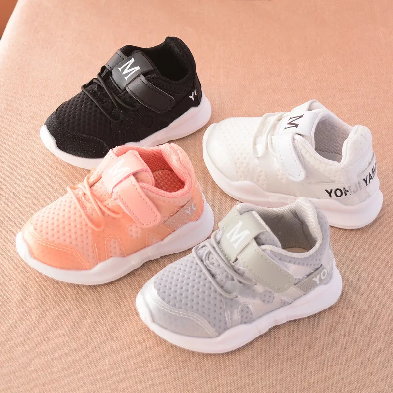 

Children Shoes for Boys Sneakers Baby Casual Girls Running Kids White Sports Shoes Fashion Light Flat Soft Breathable PU Leather