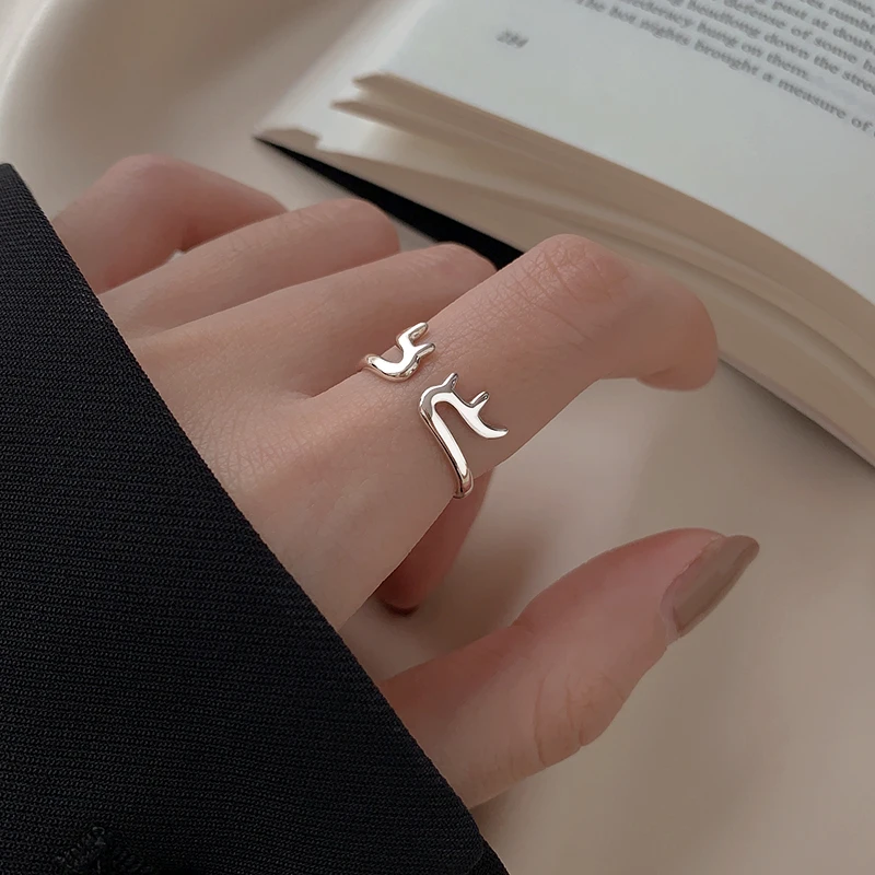 Серебро 925 пробы серебро одна олень ли ваша кольцо женский маленький с