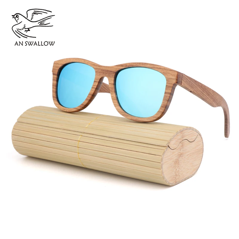 Это Ласточка Natural узорчатые HandMade100 % Зебра деревянные солнцезащитные очки для