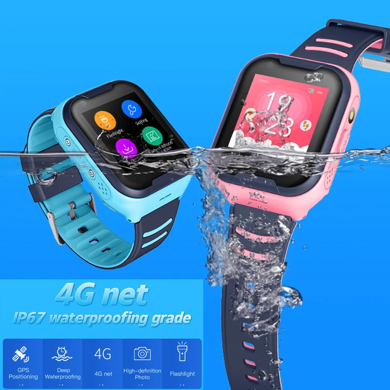 Смарт часы Детские Водонепроницаемые 4G A36E IPX7 Wi Fi GPS|Смарт-часы| |