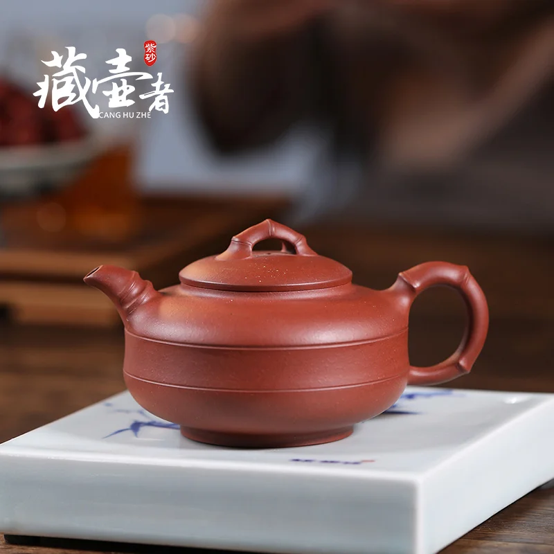 

Hide pot teapot yixing are recommended by the manual authentic qing cement kung fu tea set high bamboo drum pot