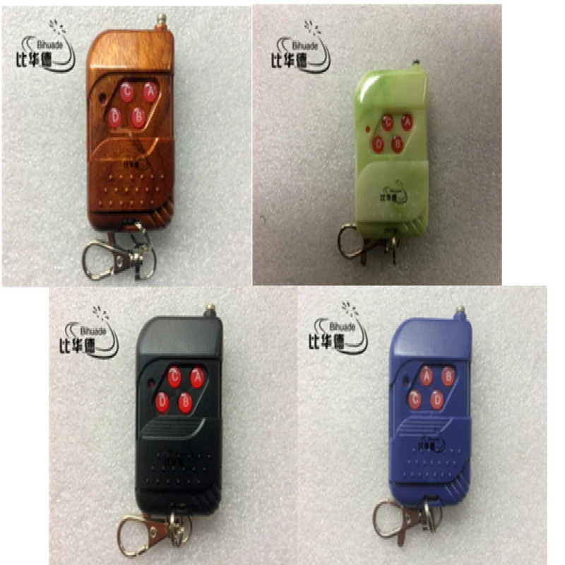 Горячая продажа Универсальный 433 МГц беспроводной красного дерева 4 канала копия