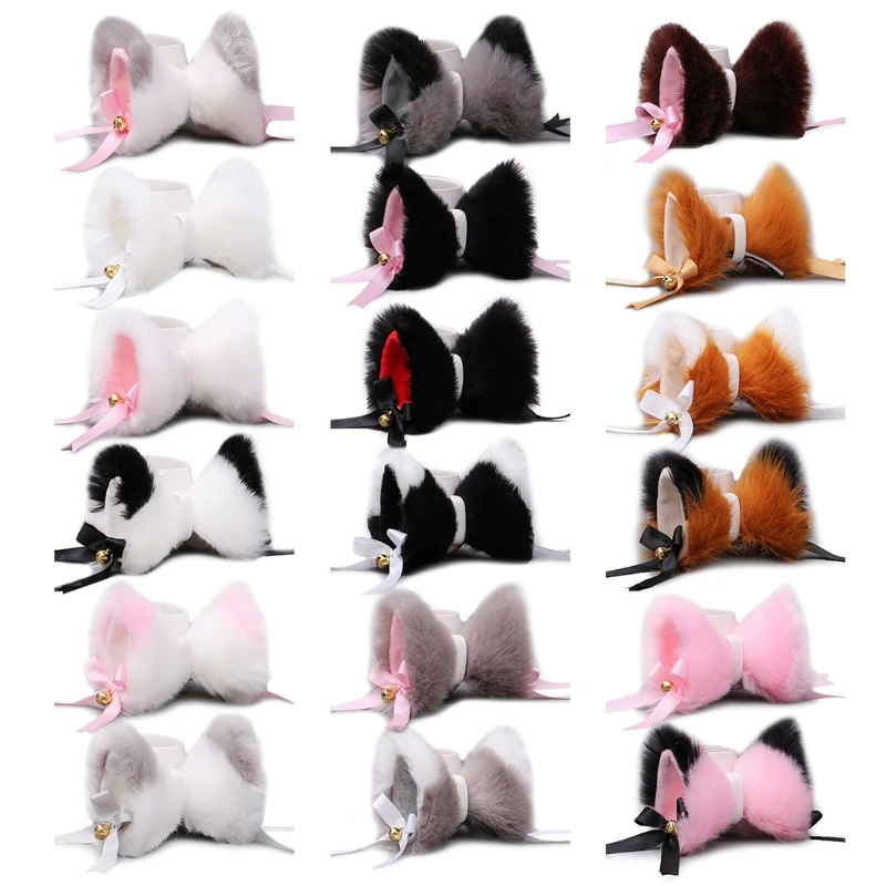 1 пара японского аниме для женщин с рисунком заколки волос женский милый кот