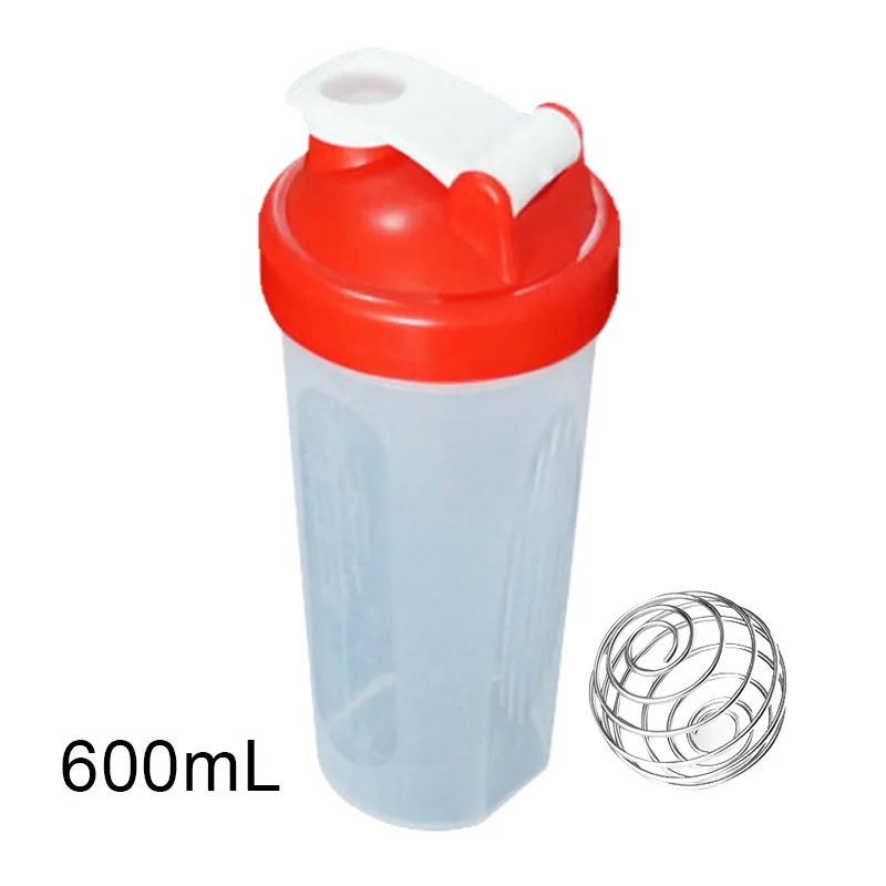 as show 400/600ml протеин смешивание порошка чашки запаянный герметичный шейкер с перемешивающий шарик B2Cshop - Цвет: as show