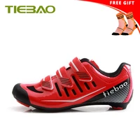 tiebao sapatilha ciclismo cycling shoes road men breathable bicycle riding wear resistant self locking outdoor racing sneakers
