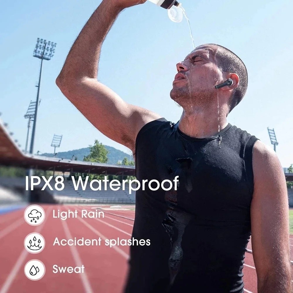 R22 Беспроводной наушники вкладыши TWS с 5 1 Bluetooth гарнитура Led Дисплей IPX8