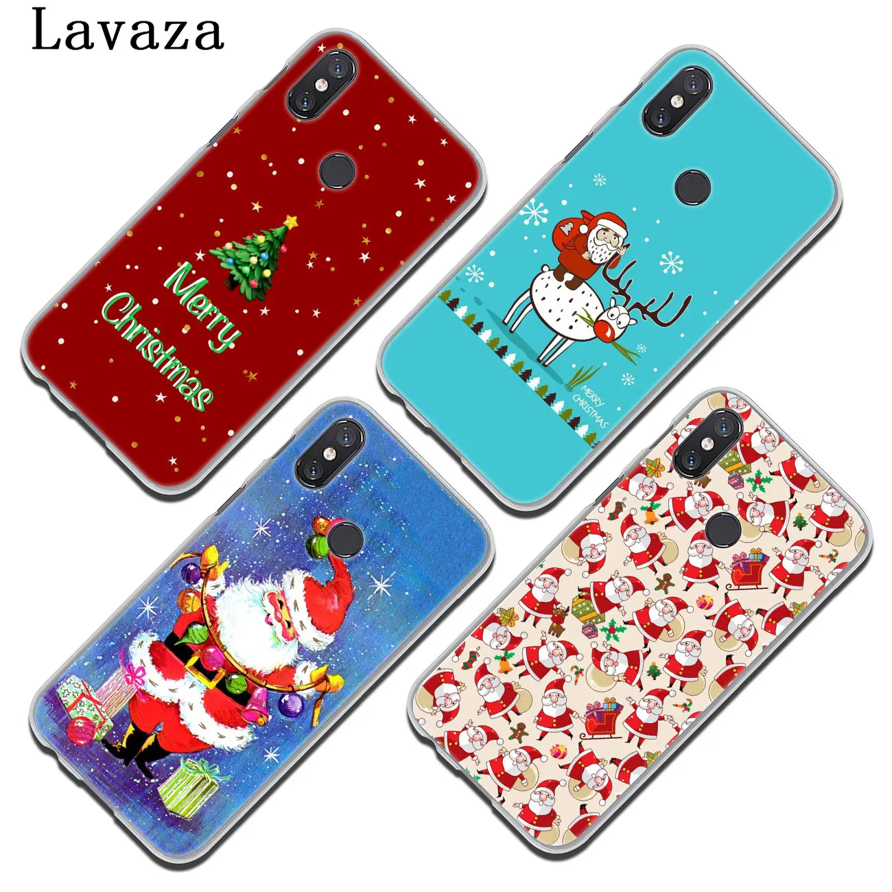 Твердый чехол для телефона Lavaza Merry Christmas snow Xiaomi Redmi 8A 7A 6A 5A K20 K30 Note 8 8T 7 5 6