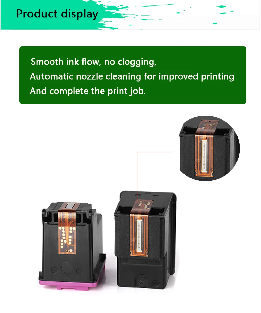 YLC Замена для hp 304XL 304XL hp 304 304 чернильный картридж для hp Deskjet 3720 3721 3723 3724 3730 3732 3752 3755 3758 принтер
