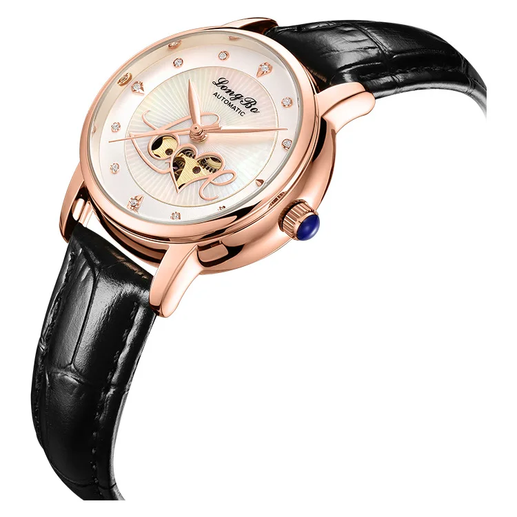 

Hot Sales Lady Watches Date Sport Auto Analog Wrist Watch Military Leather Top Brand LONGBO Luxury Fashion Women 83252