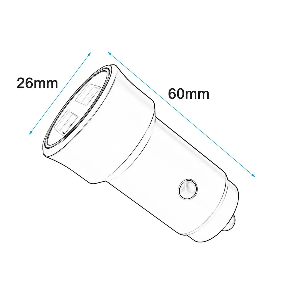 Автомобильное зарядное устройство Quick Charge 3 0 + 5 В/2 4 А с двумя usb-портами 2 порта