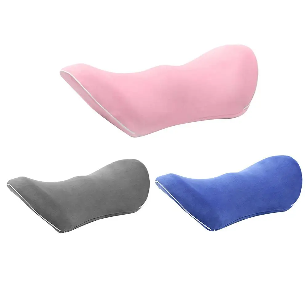 

48*23cm Car Seat Waist Cushion Memory Foam Pillow Lumbar Support Pillow Auto Seat Back Cushion Waist Headrest Support for Office