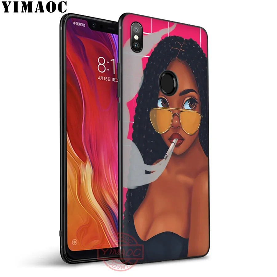 YIMAOC 2bunz Melanin Poppin Princess Soft Case for Xiaomi Mi 10 9 8 SE 6 A1 A2 A3 Lite F1 9T Pro CC9E Max 3 | Мобильные телефоны и