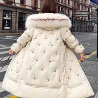 womens winter jacket 2021 women parkas long korean ladies coats and jackets for women female elegant down cotton casual hooded