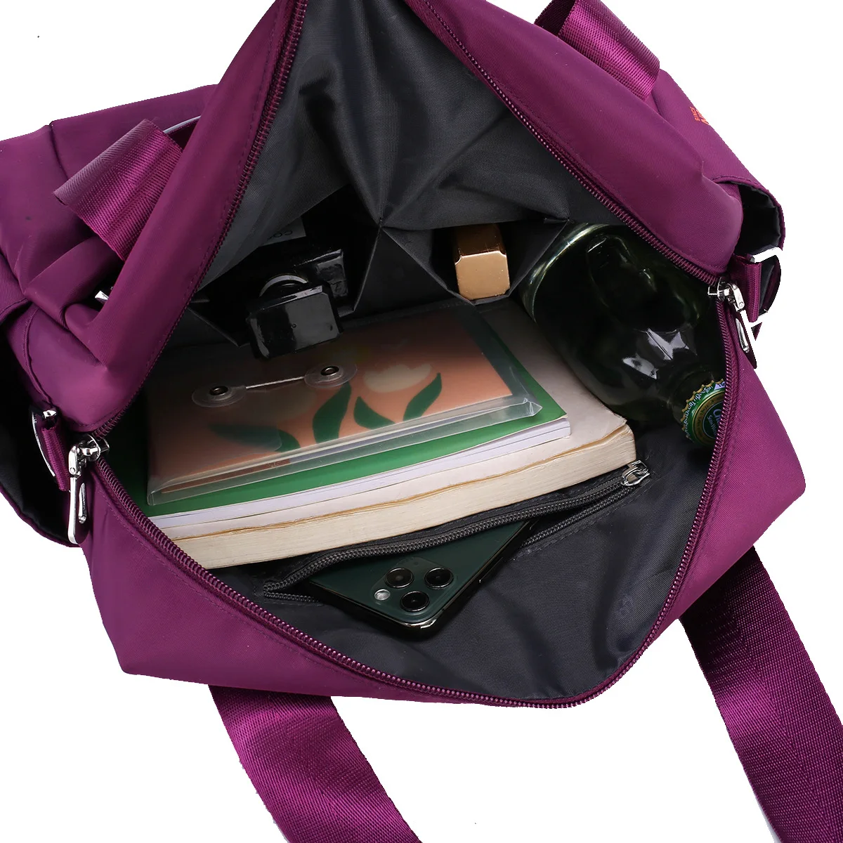 

LIKETHIS Large Capacity Casual Tote Bag for Women Nylon Waterproof Female Handbag and Purses High Quality Lady Travel Crossbody