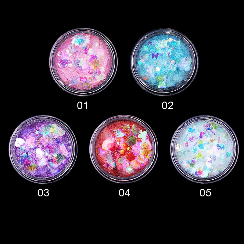 1 шт. цветные блестки для ногтей | Красота и здоровье