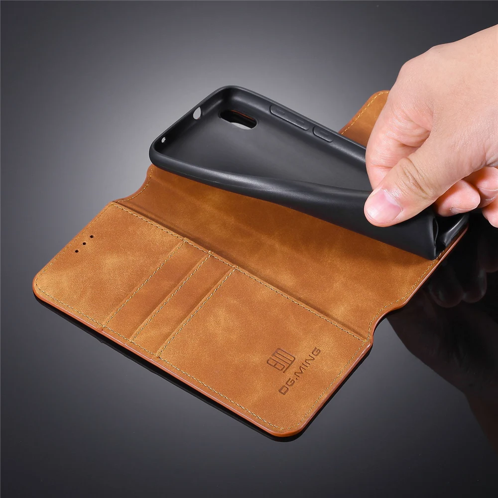 Logo Luxury Case for Redmi 8 7 7A& Note Pro 6 6A Leather Cover K20 Flip Book for Mi xiaomi A2 lite Y3 Wallet Skin touch Shell