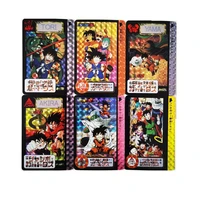 18pcsset dragon ball z movie events red bronzing no 1 super saiyan goku vegeta hobby collectibles game anime collection cards
