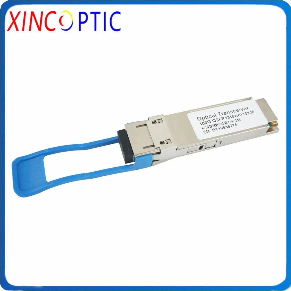 Параметры 100G QSFP28 LR4 10km LC LWDM Единичный модуль оптического приемопередатчика SM 1310nm