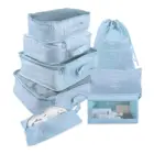 8 шт.компл. дорожный органайзер, сумка для хранения, багажная коробка, набор упаковочных чехлов для хранения, Портативная сумка для хранения