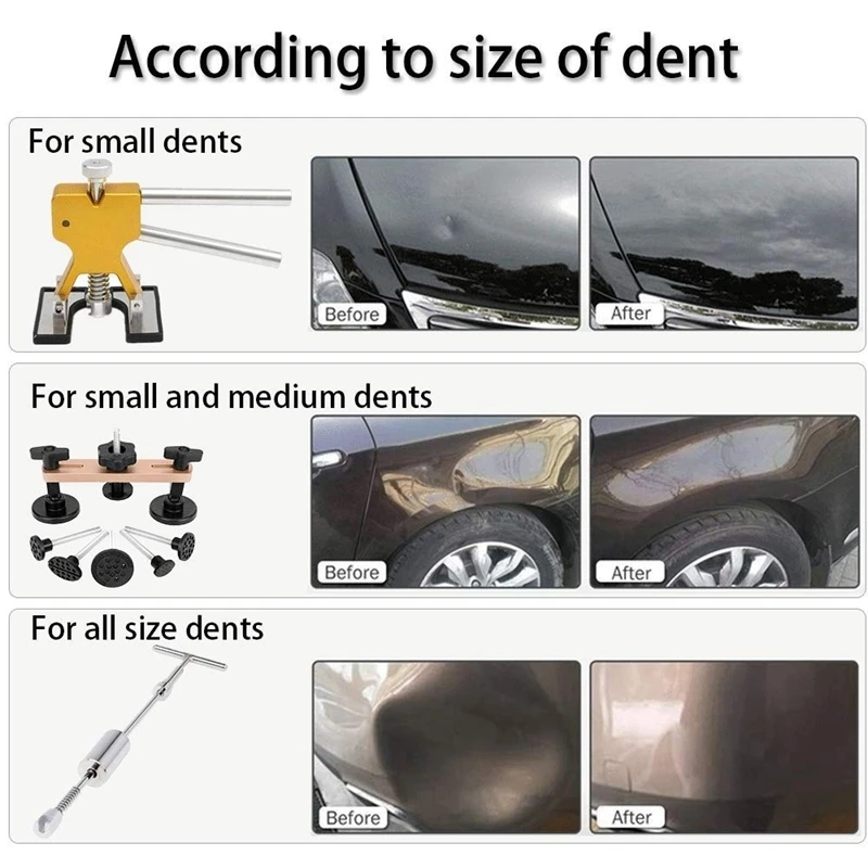 

96PCS USB LED Car Dent Checking Board EU Plug Glue-Gun Paintless Dent Repair Tool Dent Removal Tool Kit EU Plug