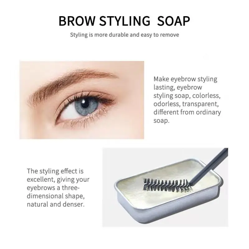 Explosion-proof Eyebrow Styling Cream Natural Wild Soap Waterproof Non-halo Makeup | Красота и здоровье